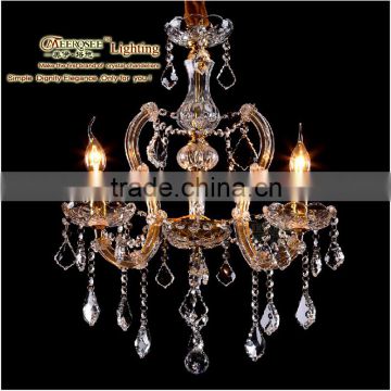 2013 Modern Led Lamp For Home, 3 Crystal Gold Lights Chandelier Fixture MDS25-L3