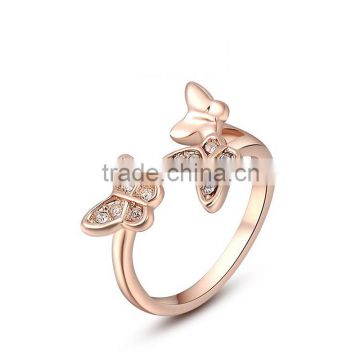 IN Stock Wholesale Gemstone Luxury Handmade Brand Women Metal Ring SKD0315