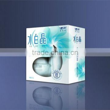 cosmetic paper gift box with window