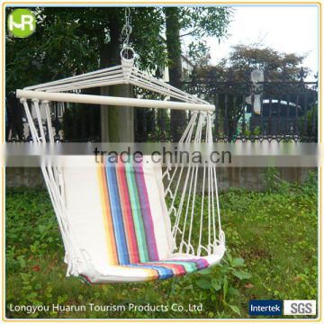 Colorful Cotton Outdoor Make Rope Hammock Chair