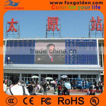 Free logo Big p10 RGB LED display for tv wall