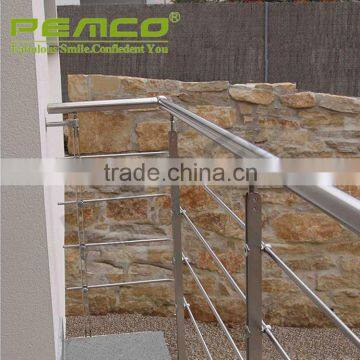 Pemco wholesale OEM polished/hairline/stain finish 304 stainless steel elevator handrail
