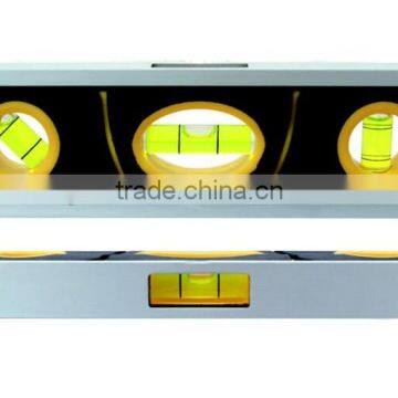 9'' High quality magnetic aluminum frame torpedo instrument spirit level