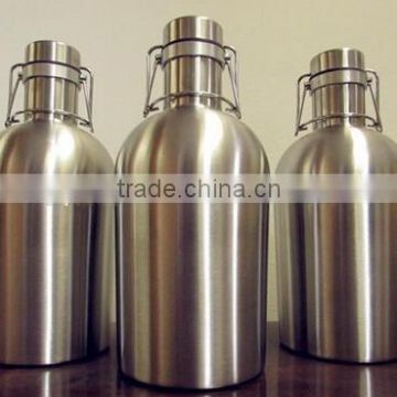 high quality double wall insulated stainless steel beer mug growler