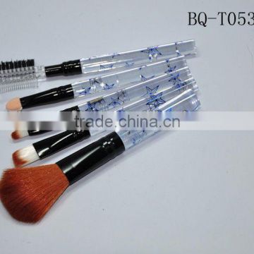 2014 high quality fashion makeup brushes Makeup brush sets for jade calligraphy chinese brush