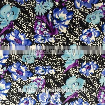 Plain Flowers Printed Fabric Velvet for Adults Age Group/ China Manufacturer