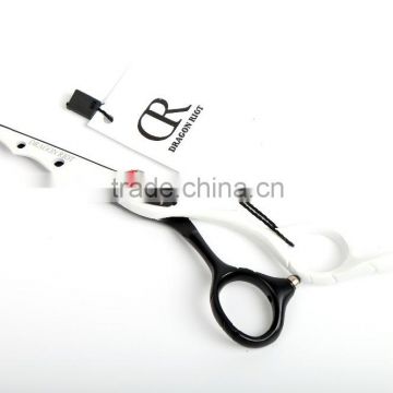 dragon riot 6 inch black and white hair cutting scissors