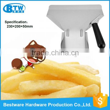 Right-hand PP Handle 230*200*50mm Stainless Steel Potato Chips French Fry Scoop