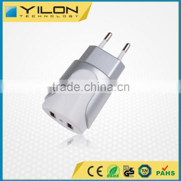 Made In China Dual USB USB Wall Phone Charger