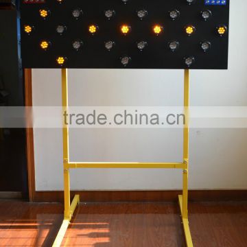 Solar power Traffic LED arrow board with stand bracket