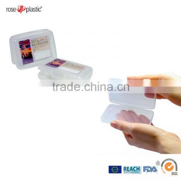 PP transparent PVC clear PE colored square or rectangular small plastic packaging box for regulative plectrum Consumer Box CB