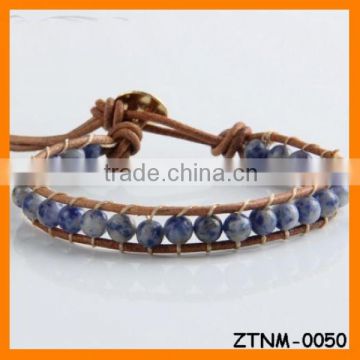 2014 Blue Beaded Bracelet Wholesale ZTNM-0050