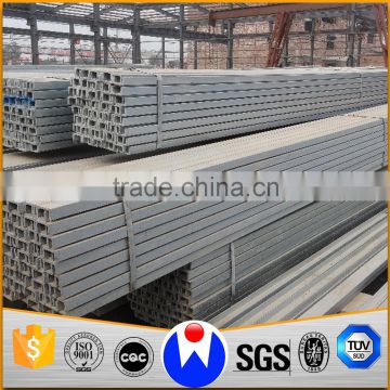 u channel steel standard sizes made in china
