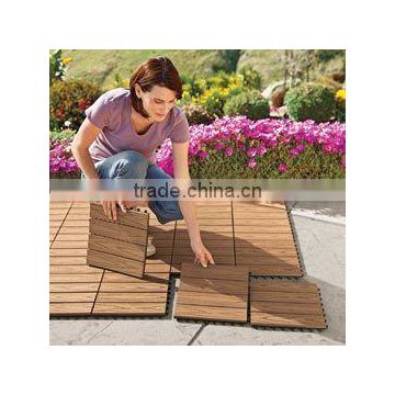 Waterproof Good quality Anti-UV WPC Flooring Wood Plastic Composite Decking non-slip wood composite decking tiles