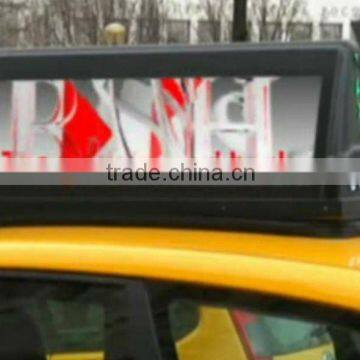 led taxi sign display outdoor double sides full color P5 ali.com