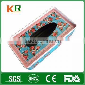 Rectangular Metal Tissue Box