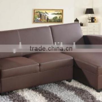 Modern Design Leather Sofa, brown leather sectional Corner sofa