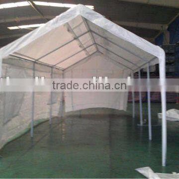 outdoor steel pipe PE carport 3x6m