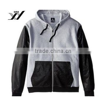 customized man's pullover hoddies in two colors