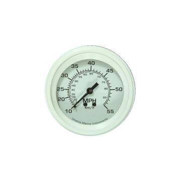 Utrema White Marine Mechanical Speedometer 3-3/8 in.