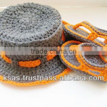 Crochet booties