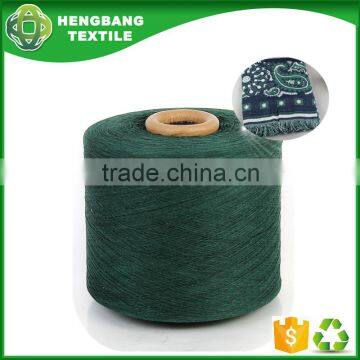 The cheapest open end blended recycled carpet cotton polyester yarn price