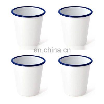 wholesale colorful printing new trending product personalized customized guaranteed quality porcelain enamel metal cup