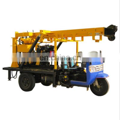 200m depth tricycle type water well drilling rig for sale