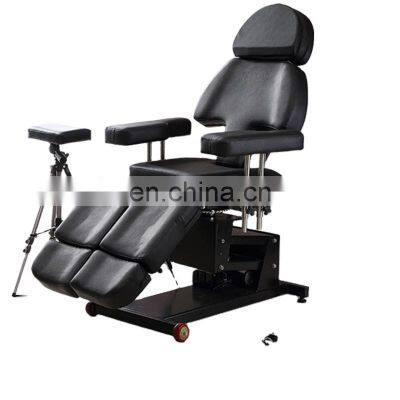 hot sell hydraulic lift cosmetic tattoo bed chair tattoo bed hydraulic for beauty salon with patent