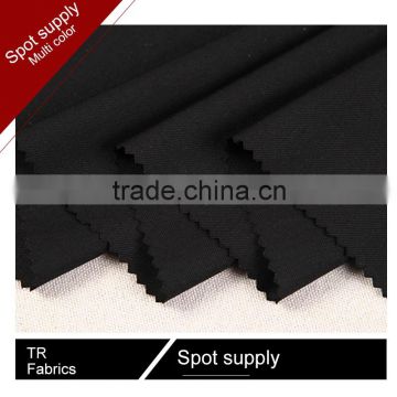 new design TR cheap twill black suit dyeing fabric