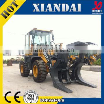 XD922E 1.8Ton Wood Grab loader (Log Loader crane trailer) with CE FOR SALE (alibaba express) made in china