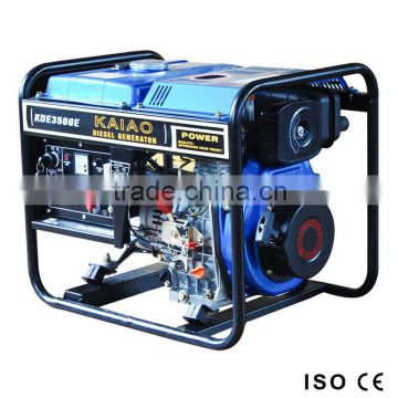 Best price 3KW Small portable diesel generator for home use CE ISO approve