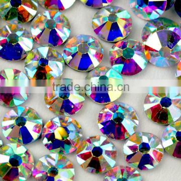 China Wholesale Transfer Hot Fix Rhinestone, Rainbow Hot Fix Crystal Stone for Clothing