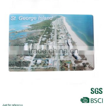 Island journey souvenir gifts eco-friendly fridge magnet/full color printed coated paper magnet/High performance