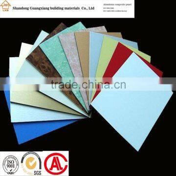 3mm 4mm 5mm 6mm decorative material aluminum plastic composite panel PE/PVDF ACP factory