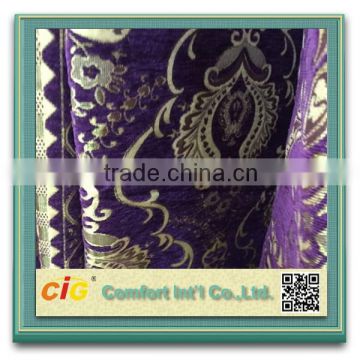 100 Polyester Sofa Chenille Fabric chenille latest sofa design