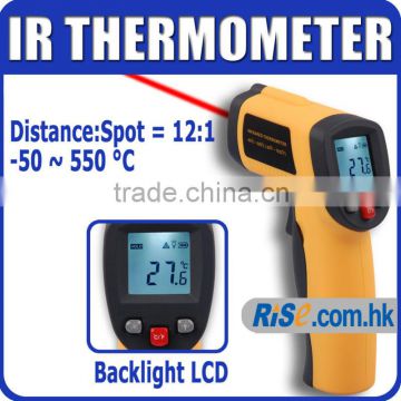 12:1 Non-contact Pyrometer -50~550 C -58~1022 F 0.95EM Laser IR Infrared Thermometer