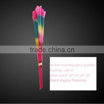 36 inch Morning Sparklers /morning glory sparklers/fireworks/firecrackers/toy fireworks