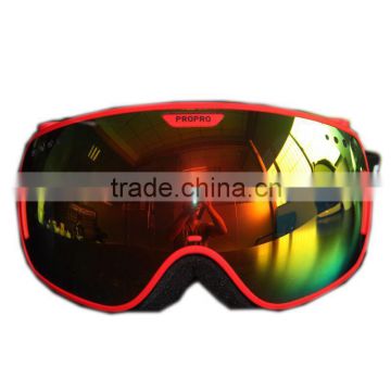 Professional PROPRO Snowmobile Ski Snowboard Goggles Anti-fog UV Protective Wide Angle Dould Lens Winter Outdoor Goggles