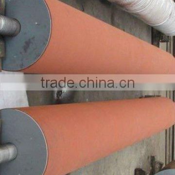 rubber guide roll for textile machine