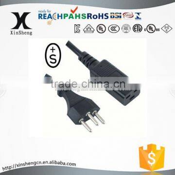 10A 250V AC power cord retractable cable