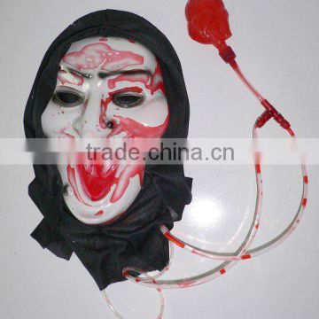 2012 latex horror halloween mask with blood