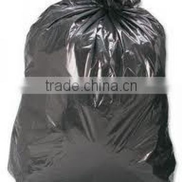 black drawstring heavy duty rufuse bag