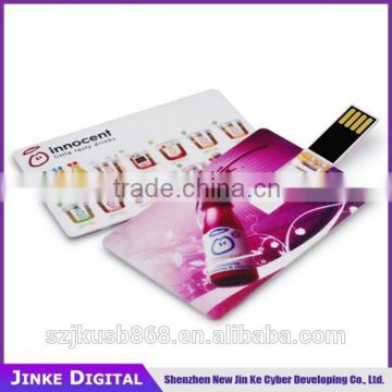 HOT customized 2GB credit card usb flash drive