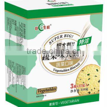 MEIRISHENGJI--310G Super big biscuit( vegetable fla)