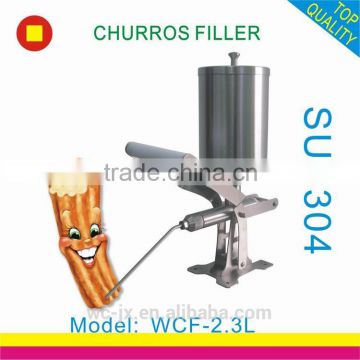 manual nutella dispenser churro filler machine/ice cream filling machine/hot chocolate jam filling machine