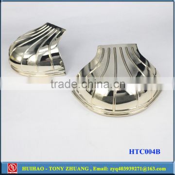 Gold plating plastic TPU toe cap for shoe head HTC004B