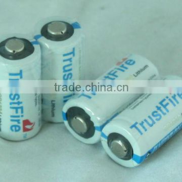 TrustFire original factory CR123A 3.0v 1400mah non-rechargeable cr123a lithium batteries for daily use