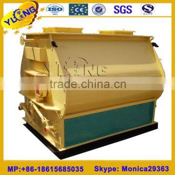 Double paddle shaft animal feed powder mixing machine