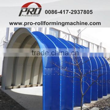 Yingkou PRO screw-joint arch building making machine/roll form machin